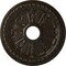 Ekena Millwork Raymond Ceiling Medallion (Fits Canopies up to 5 1/8"), 18 1/8"OD 3 5/8"ID x 1 1/8"P, Stone Hearth CM18RASHF - alternate 1